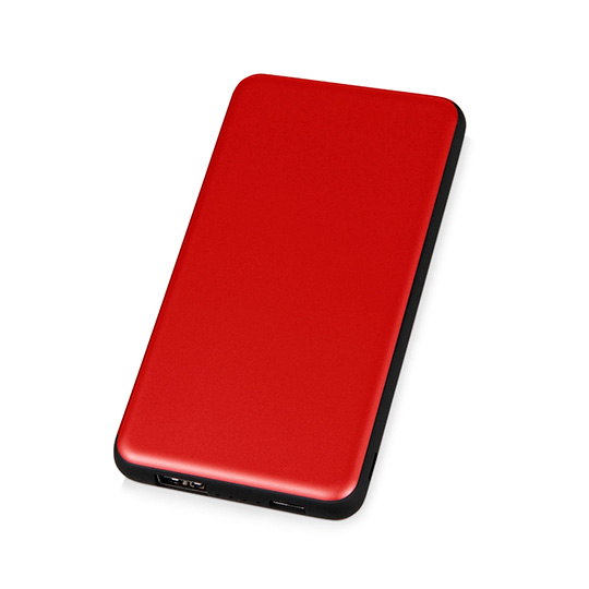 Аккумулятор внешний 10000 mAh 'Shell Pro' (разные цвета) / Красный