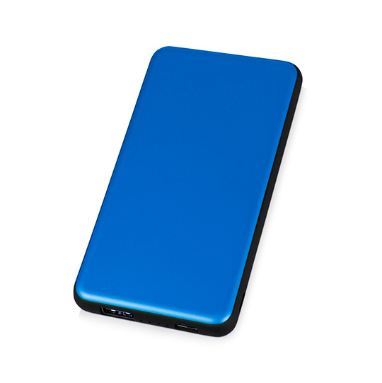 Аккумулятор внешний 10000 mAh 'Shell Pro' (разные цвета) / Синий