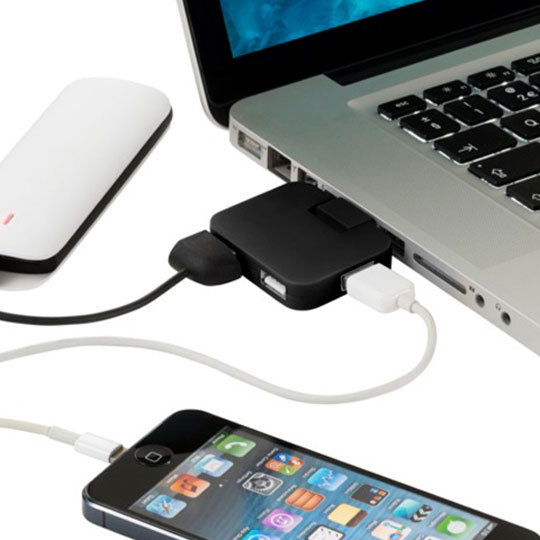 

USB-хаб на 4 порта 'All in' / Черный