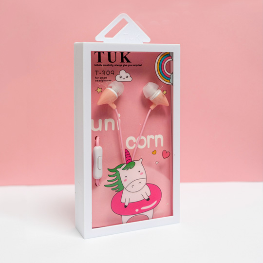 Наушники 'Cutie unicorn' / Розовый