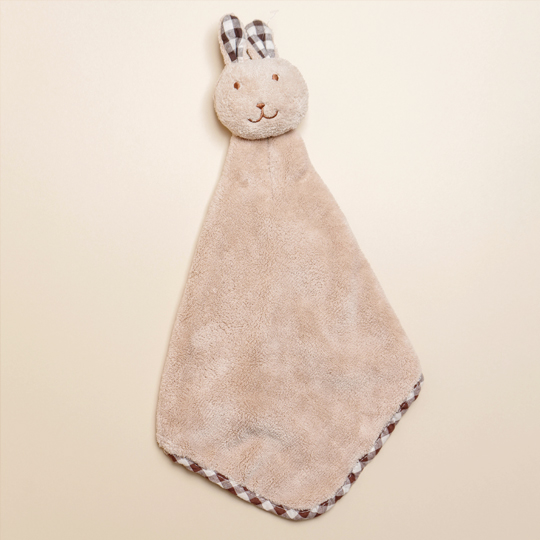 Полотенце для рук 'Happy rabbit' / Коричневый