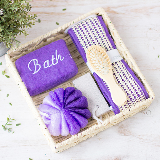 Набор подарочный для душа 'Bath' / Фиолетовый