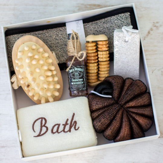Набор подарочный для душа 'Bath for Men' / Белый