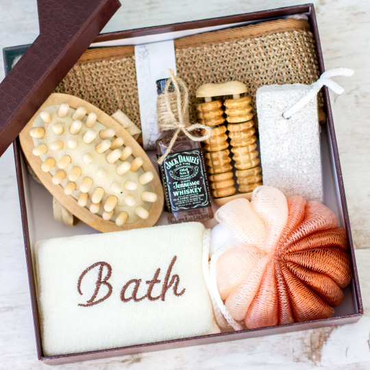 Набор подарочный для душа 'Bath for Men' / Коричневый