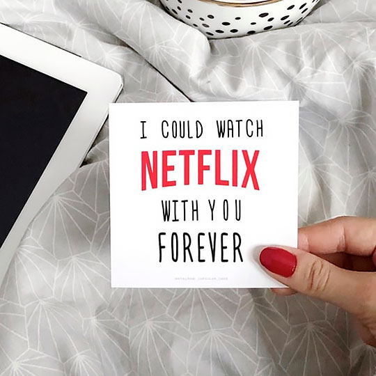 Открытка 'Netflix'