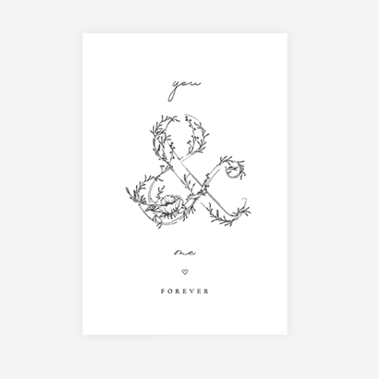 

Открытка 'You and me forever'