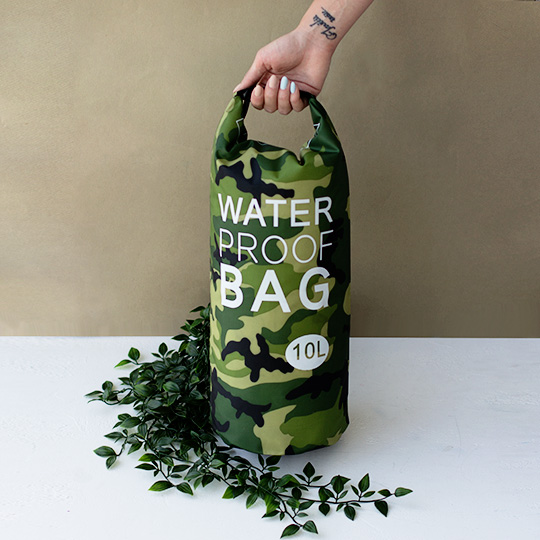 Сумка водонепроницаемая 10 л 'Camouflage'