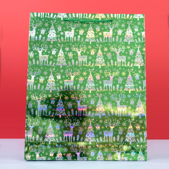 Пакет подарочный 'Holiday forest' Ver.1 / Green