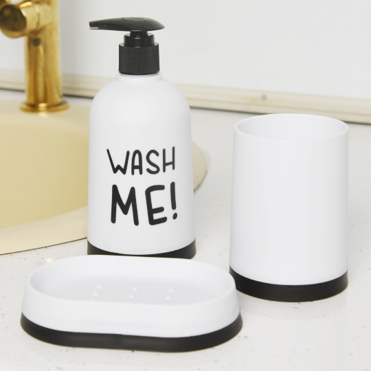 Набор для ванной комнаты 'Wash me', 3 предмета