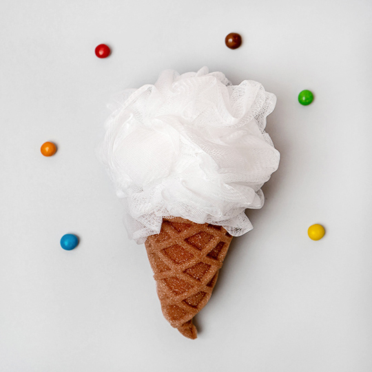 Мочалка 'Ice cream'