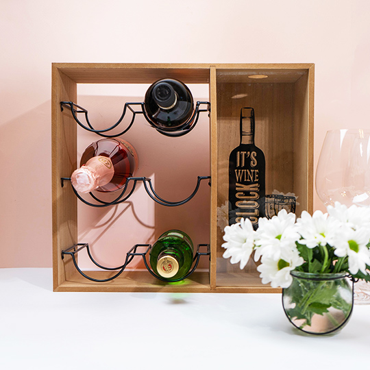 Подставка для бутылок с копилкой для винных пробок 'Wine'