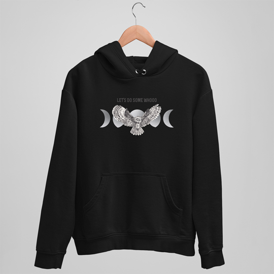 Толстовка унисекс 'Silver Owl' с вашей надписью