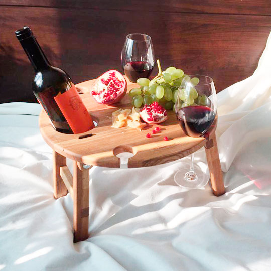 Столик-подставка под бутылку и бокалы 'Grape'