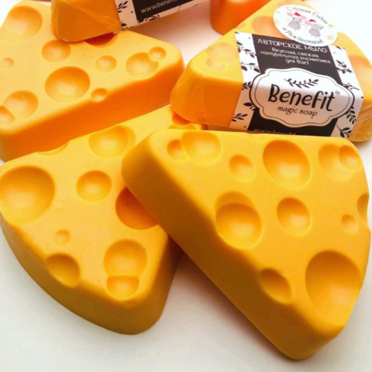 Мыло 'Кусочек сыра'