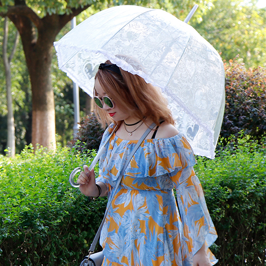 Зонт 'Lace umbrella' / Белый - фото 1