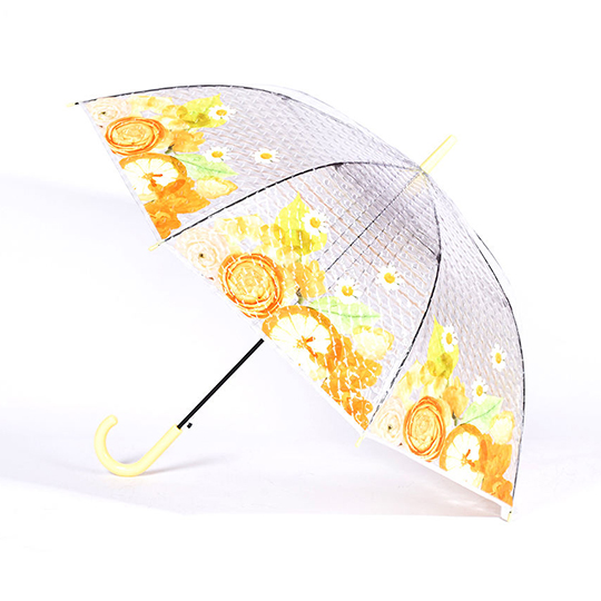 Зонт 'Fancy' / Оранжевые цветы - фото 1