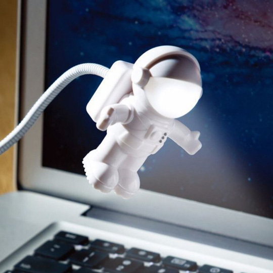 Фонарик книжный USB 'Космонавт' Ver. 1