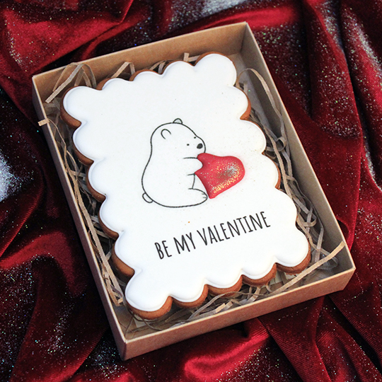 

Печенье имбирное 'Be my Valentine' (разные дизайны) / Медведь