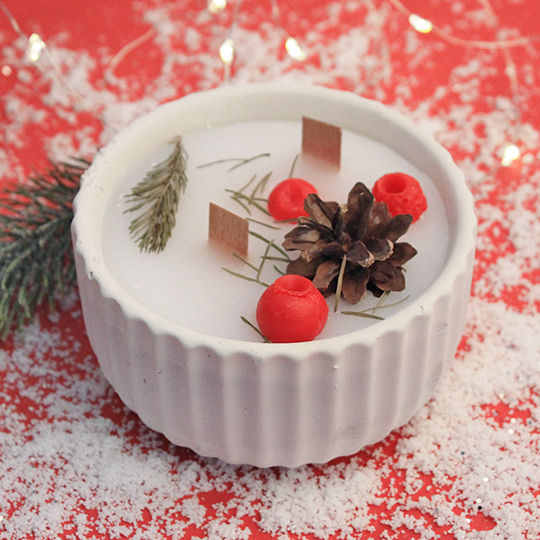 

Свеча ручной работы 'Christmas citron'