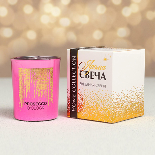 

Свеча 'It is prosecco time'