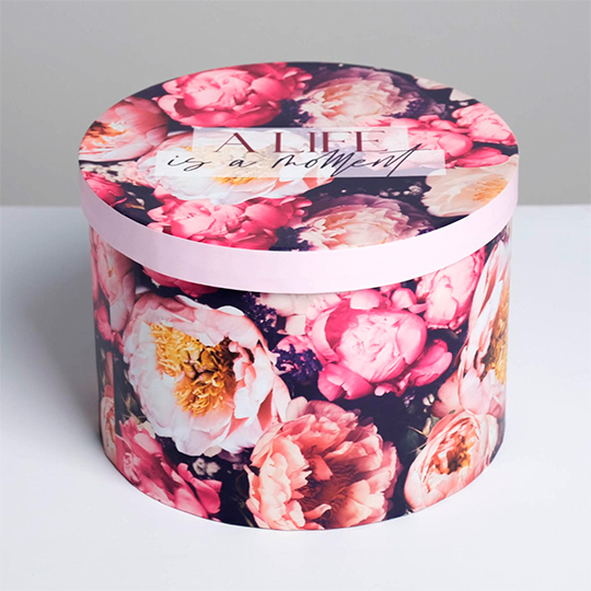 

Коробка подарочная круглая 'Awesome flowers'