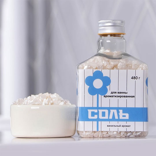 

Соль для ванны 'Ваниль'