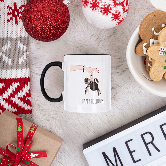 

Кружка 'Happy holidays'