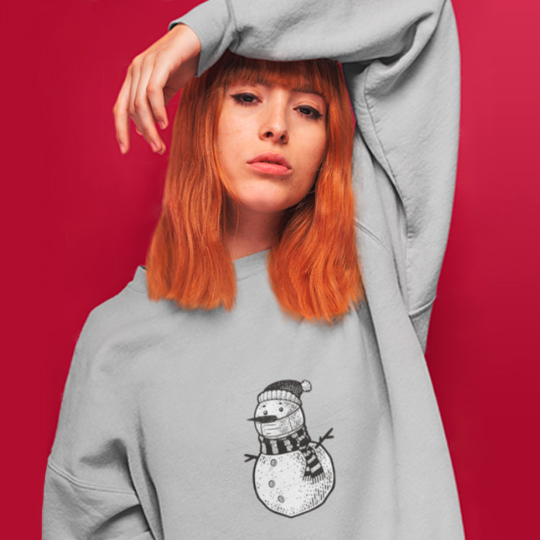 

Свитшот унисекс 'Snowman' / XL