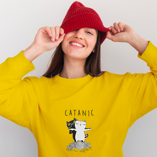 

Свитшот женский 'Catanic' / XL