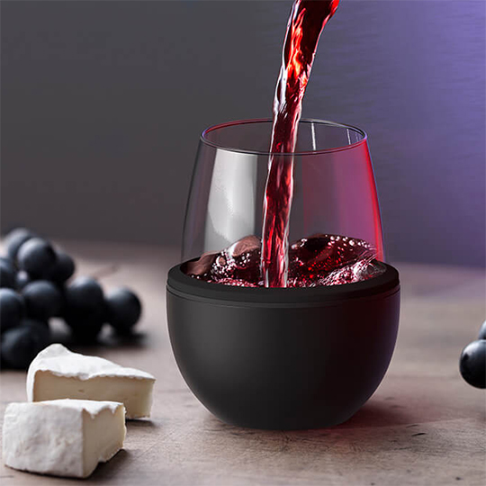 

Тумблер для вина 'Winery' / Черный