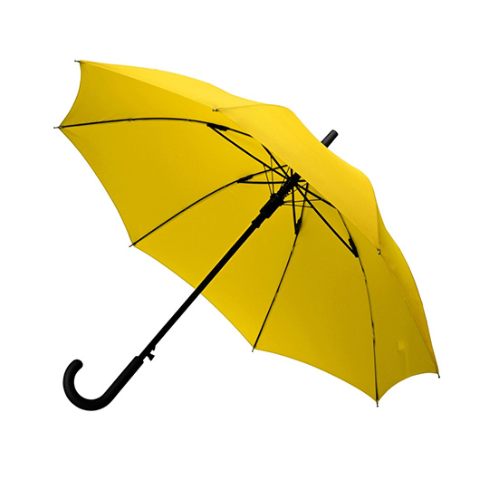 Зонт-трость полуавтомат 'Rainproof' / Желтый