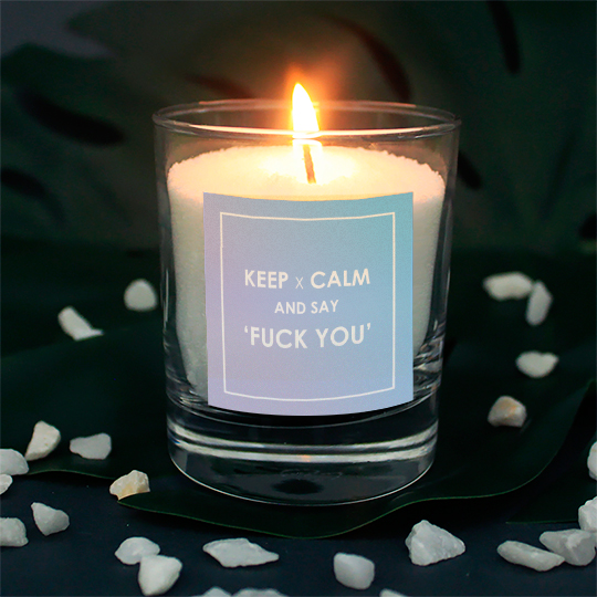 

Свеча насыпная 'Keep calm'