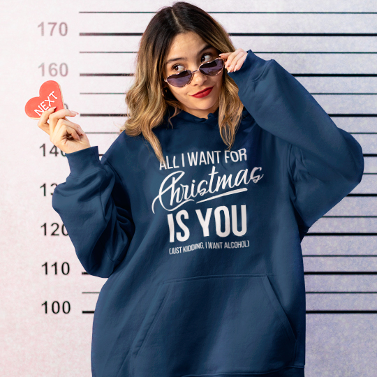 

Толстовка унисекс 'All i wint for Christmas' / 2XL
