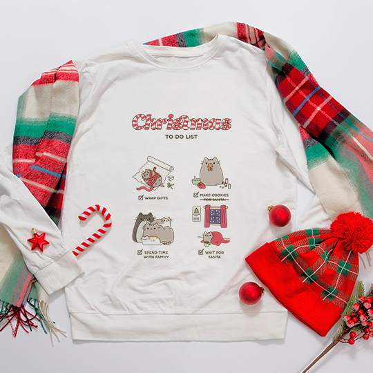

Свитшот унисекс 'Новогодний лист' / 2XL