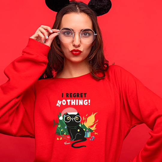 

Свитшот унисекс 'Не жалею' / 2XL