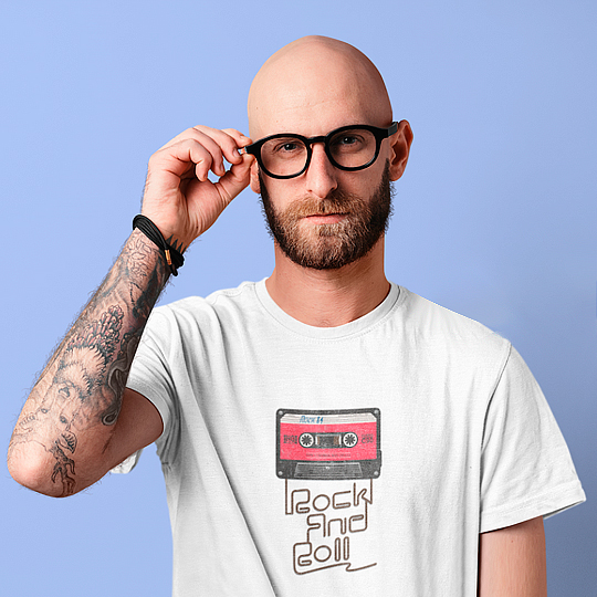 

Футболка унисекс 'Rock and Roll' / XL