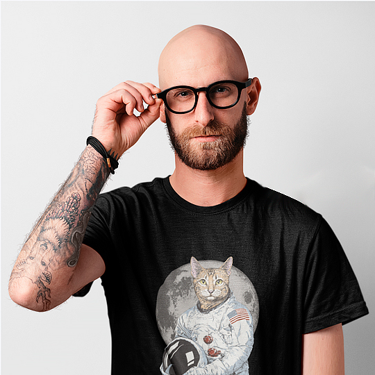 

Футболка унисекс 'Astrocat' / 2XL