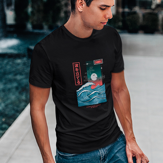 

Футболка унисекс 'In Waves' / 2XL