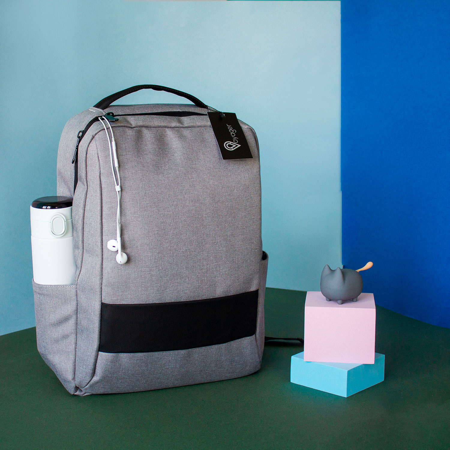 Рюкзак для ноутбука 'Fiabilidad' (разные цвета) / Светлый