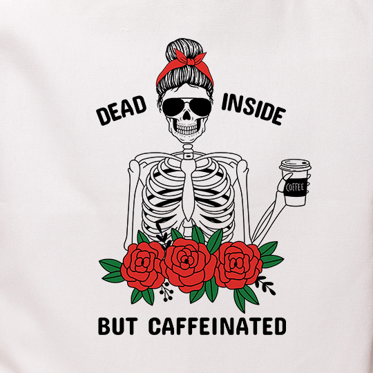 Сумка-шоппер 'Dead inside'