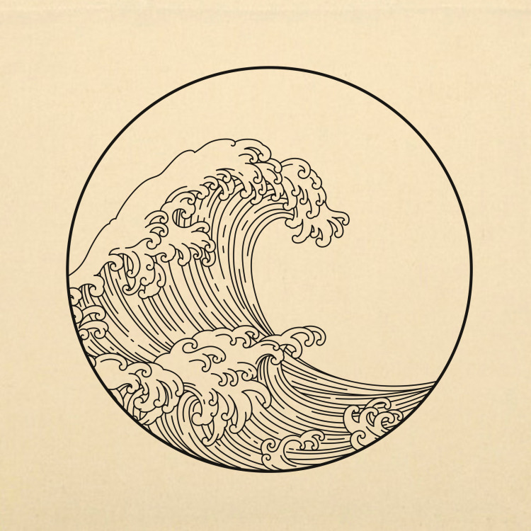 Сумка-шоппер 'Great wave'