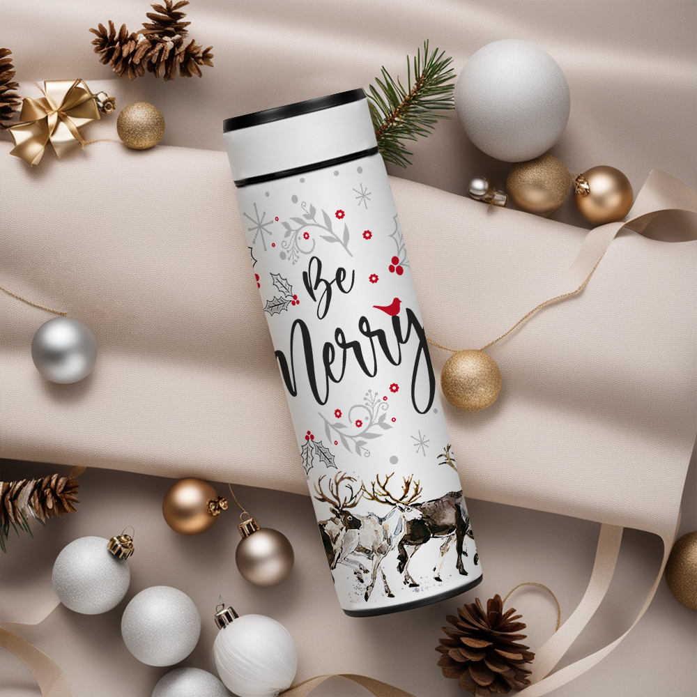 Термос 'Be Merry'