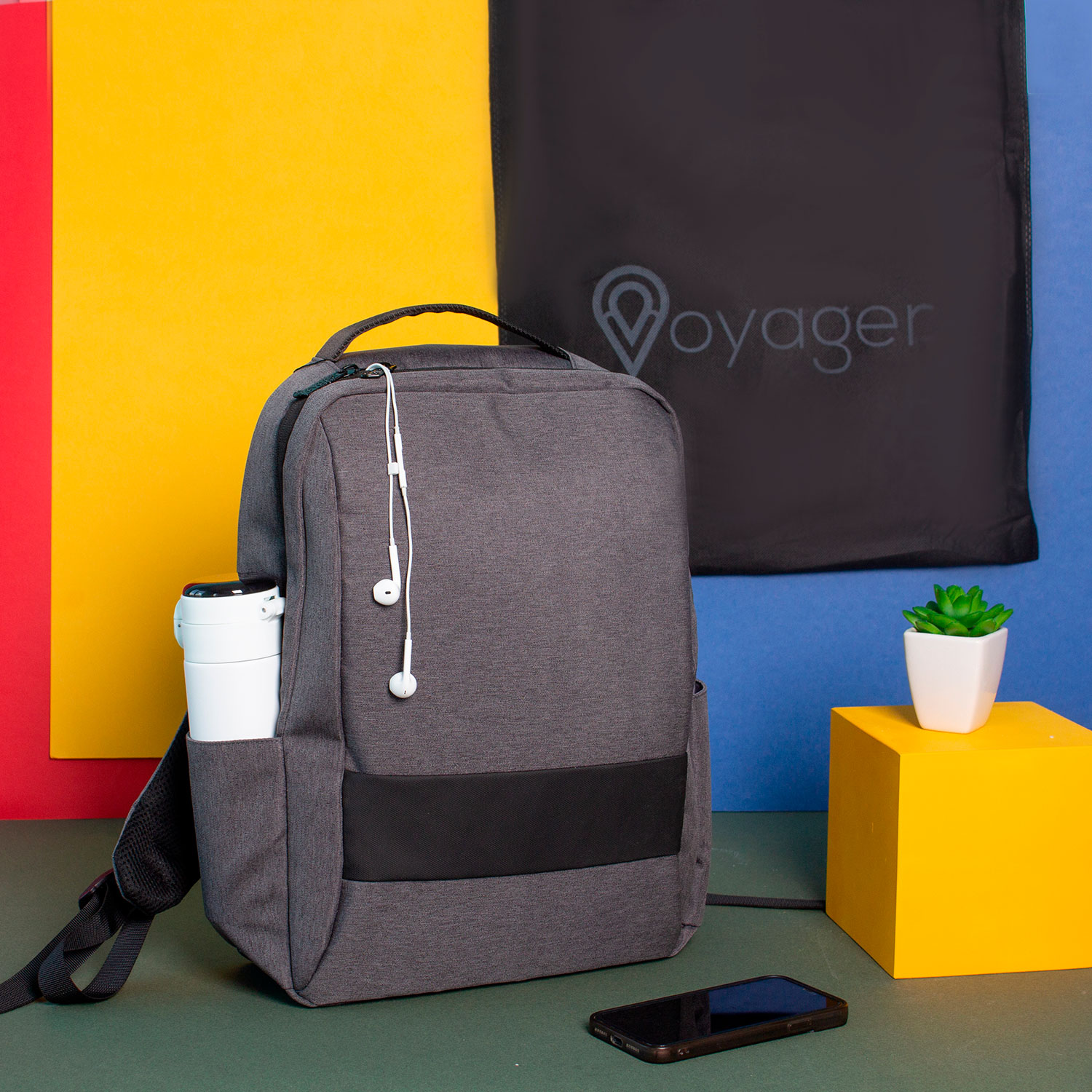 Рюкзак для ноутбука 'Fiabilidad' (разные цвета) / Темный