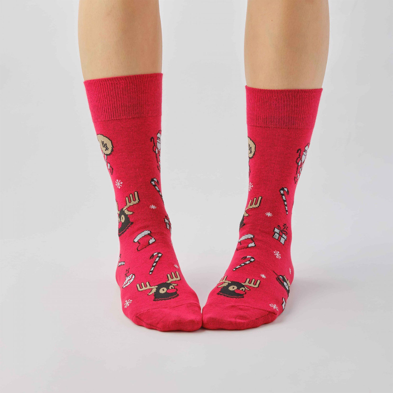 Носки 'Дедушка знает, что подарить на Новый год', размеры 42-47