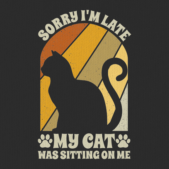 Футболка унисекс 'I am late'