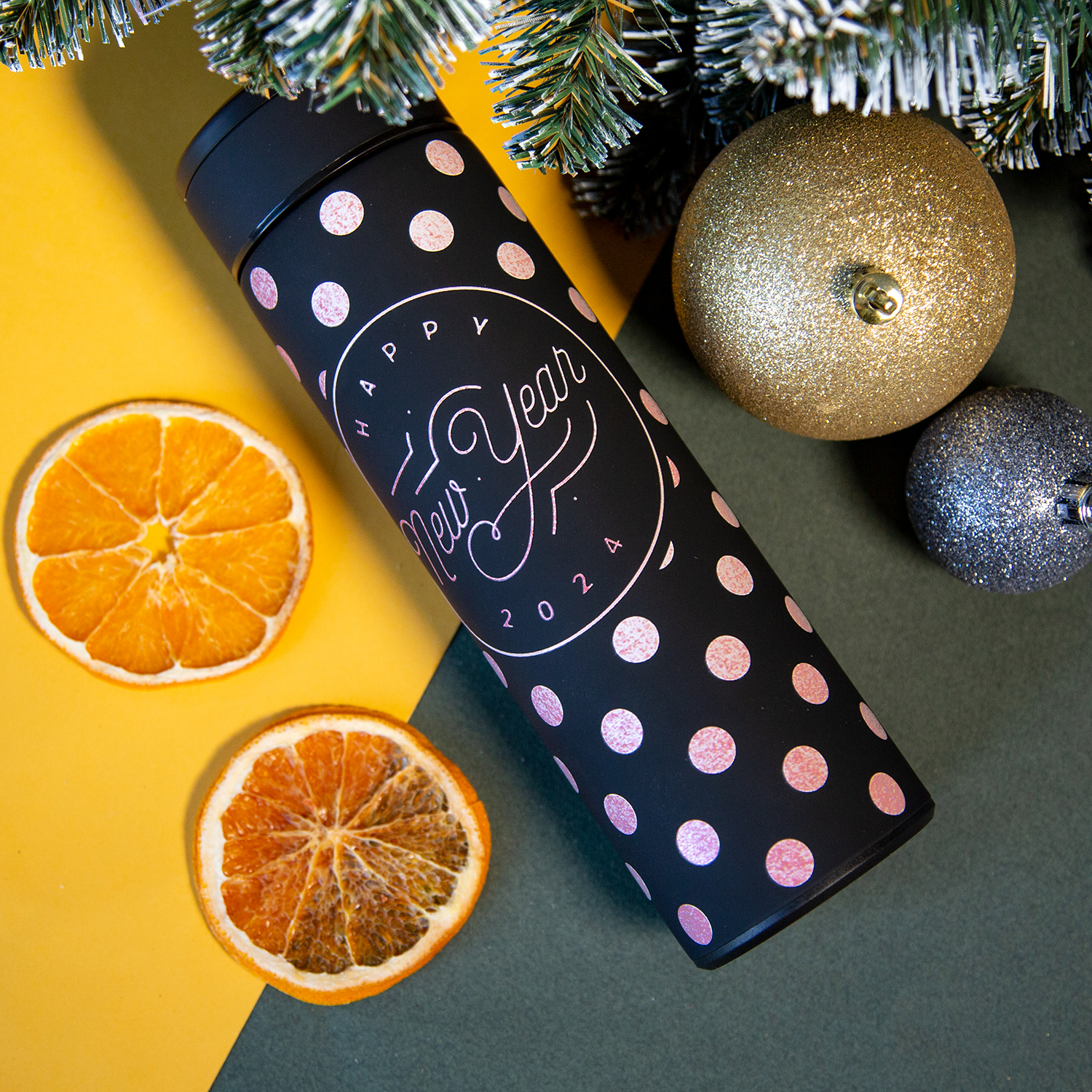 Термоc 'New Year Dots'