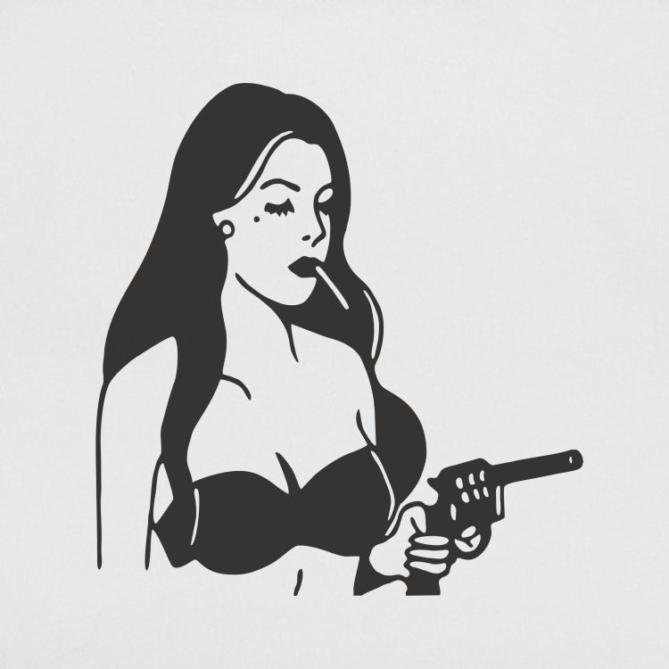 Сумка-шоппер 'Gangster girl'