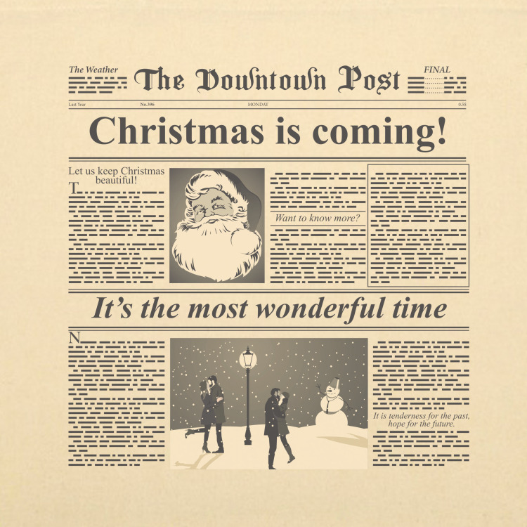 Сумка-шоппер 'Christmas is coming...'