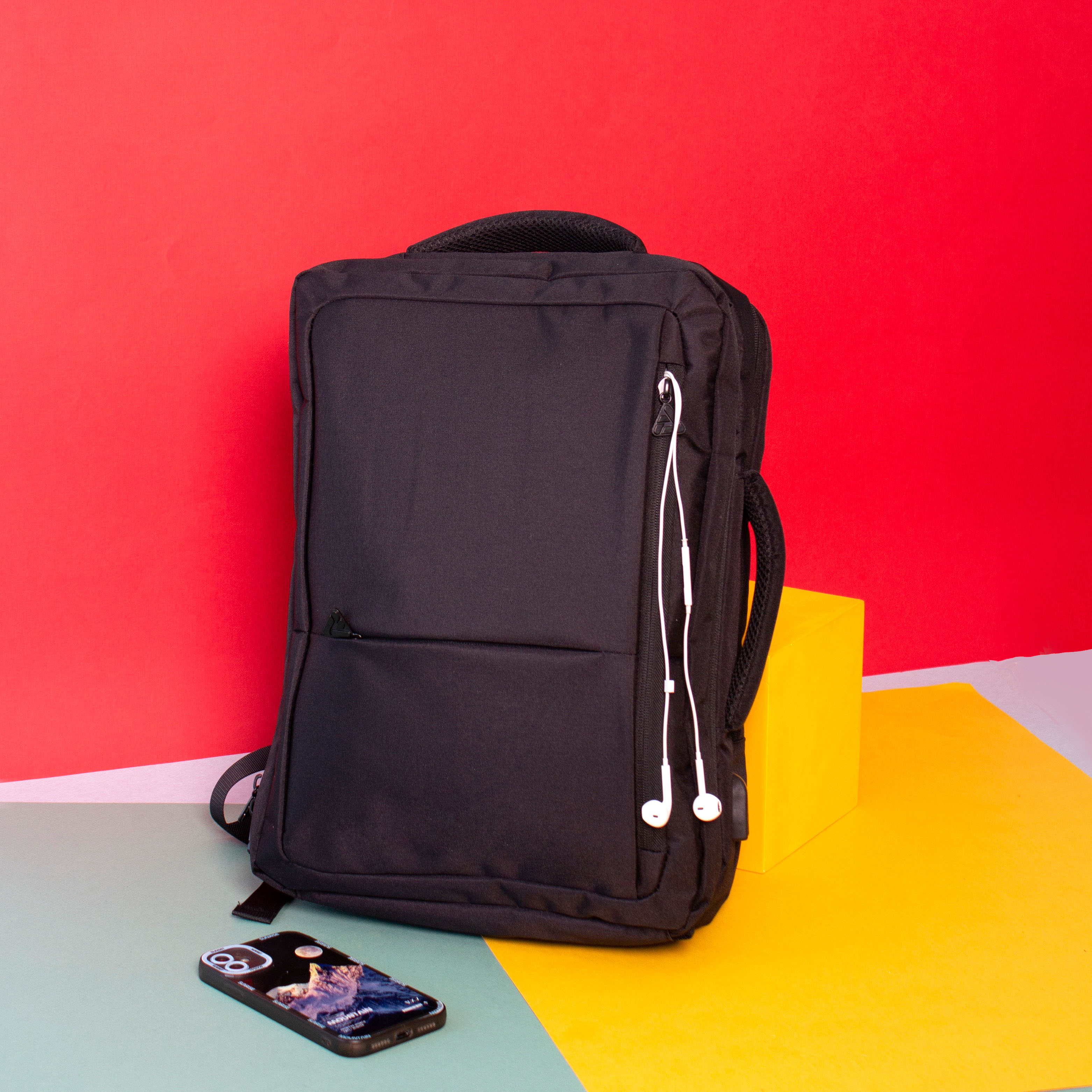 Рюкзак-трансформер для ноутбука 'Bulk' (разные цвета) / Черный