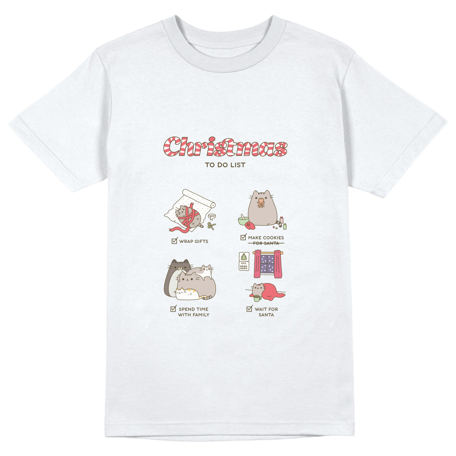 Футболка унисекс 'Christmas to do list'